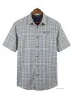CHALLENGER CH4011 Chemise Manches Courtes Infroissable Vert