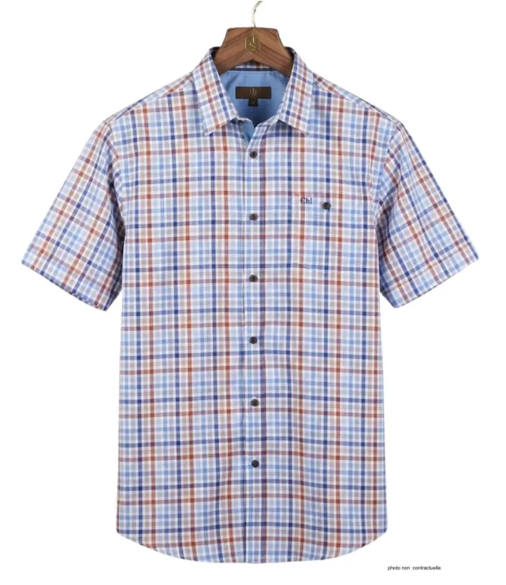 CHALLENGER CH4012 Chemise Manches Courtes Coupe Confort