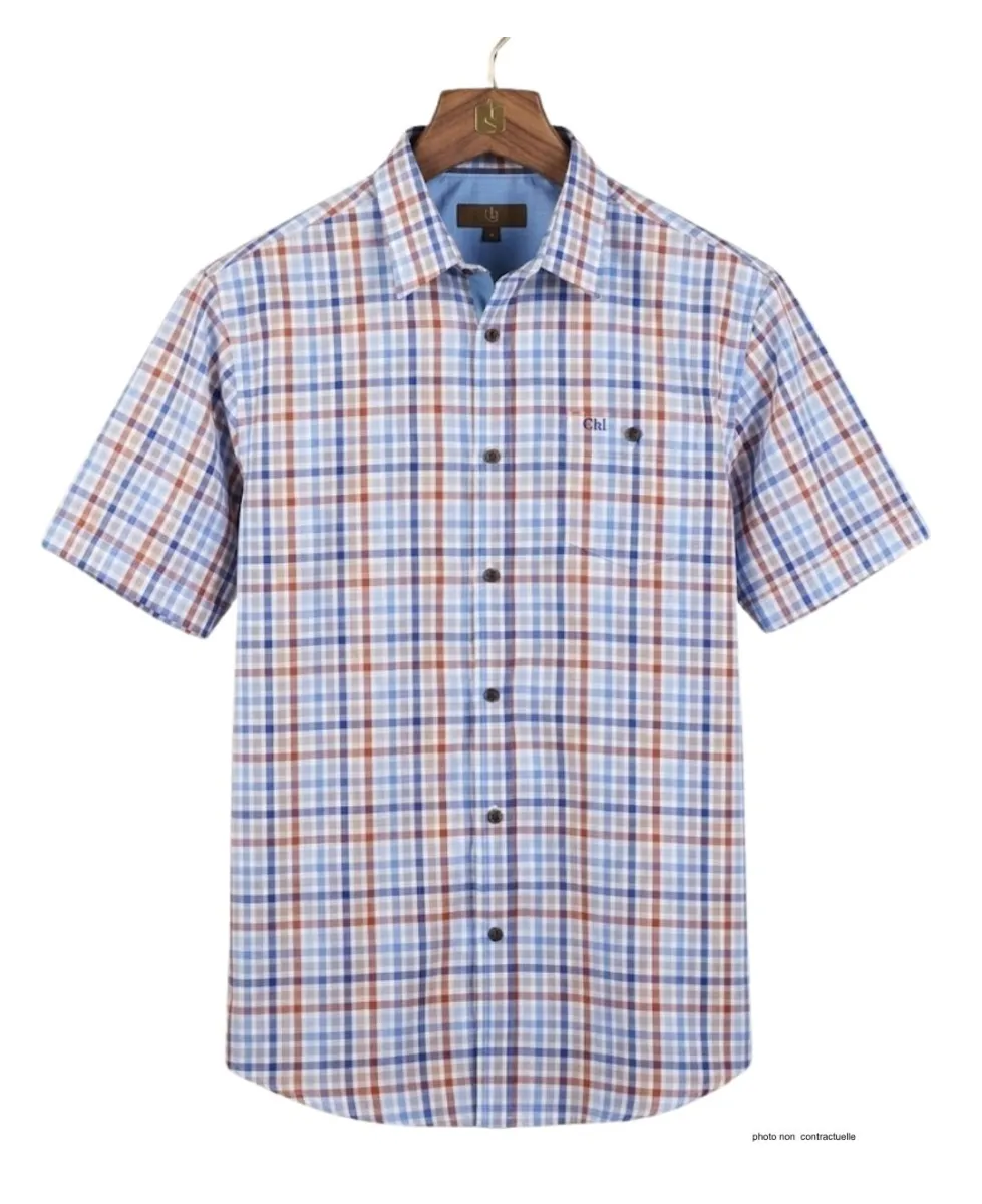 CHALLENGER CH4012 Chemise Manches Courtes Coupe Confort
