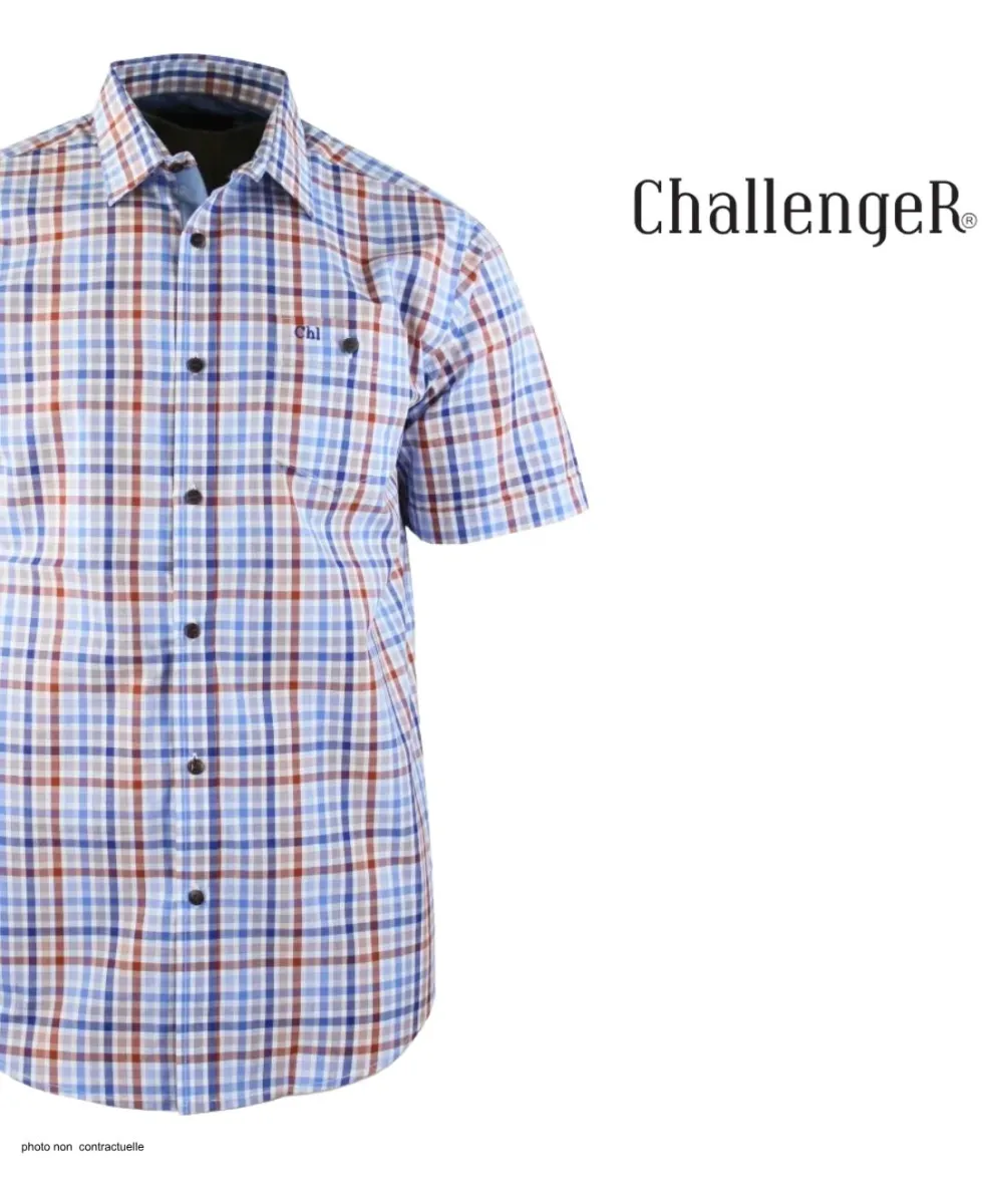 CHALLENGER CH4012 Chemise Manches Courtes Coupe Confort