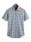 CHALLENGER CH4013 Chemise Manches Courtes Confort Vert