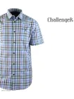 CHALLENGER CH4013 Chemise Manches Courtes Confort Vert
