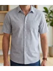Chemise manches courtes à motifs CH4032