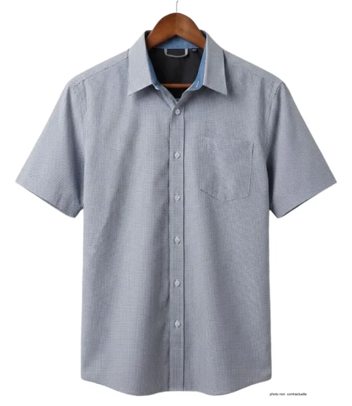 Chemise manches courtes à motifs CH4032