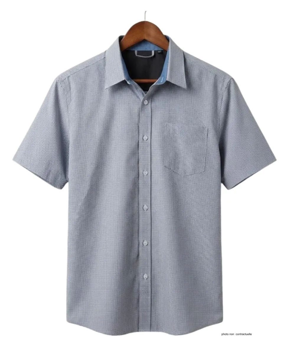 Chemise manches courtes à motifs CH4032
