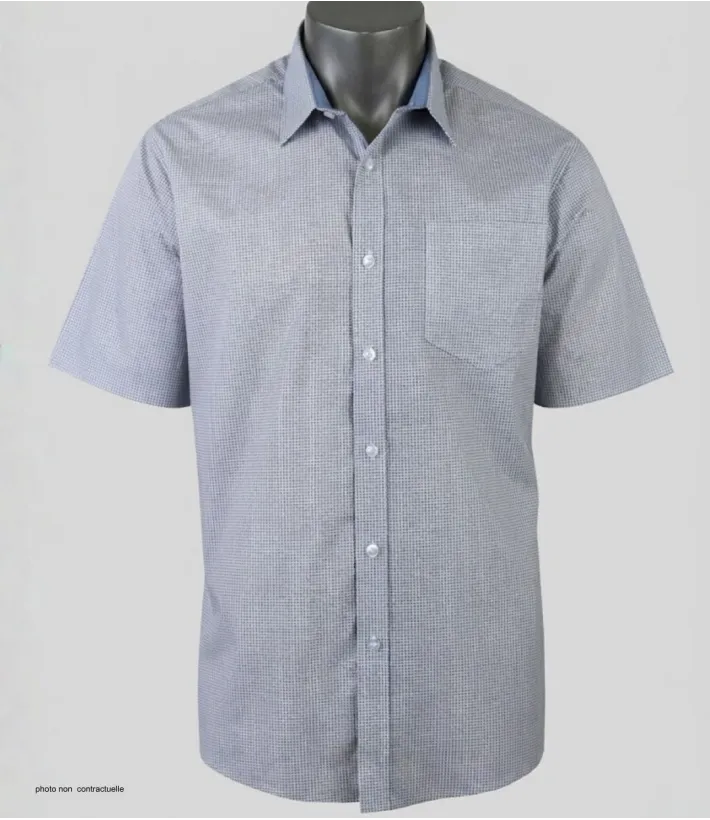 Chemise manches courtes à motifs CH4032
