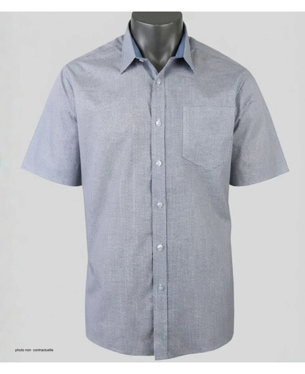 Chemise manches courtes à motifs CH4032
