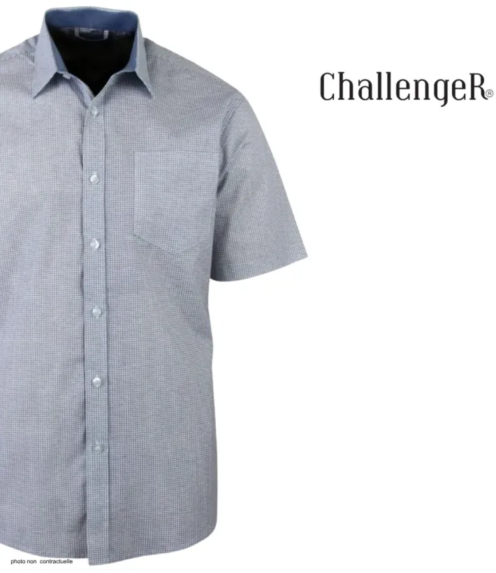 Chemise manches courtes à motifs CH4032