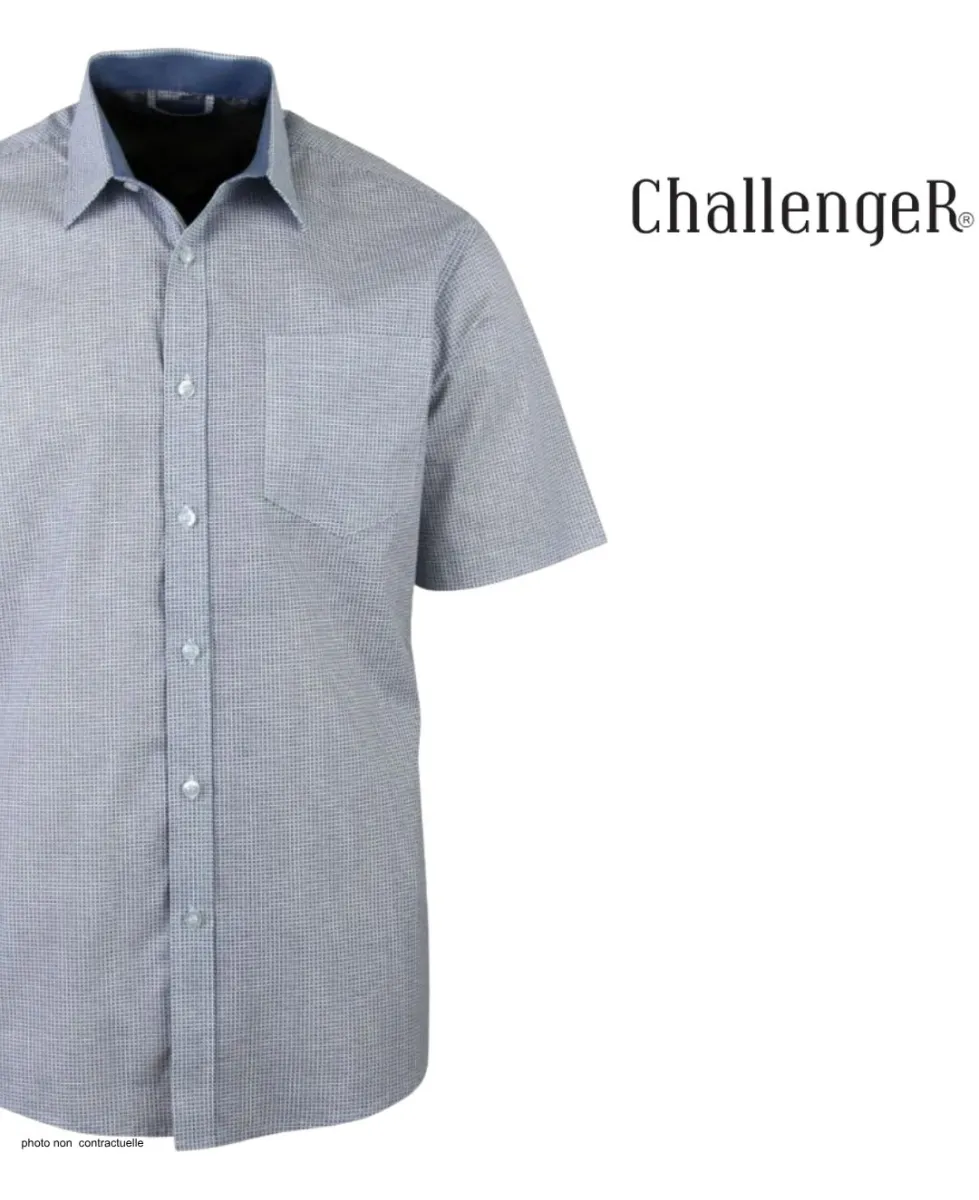 Chemise manches courtes à motifs CH4032