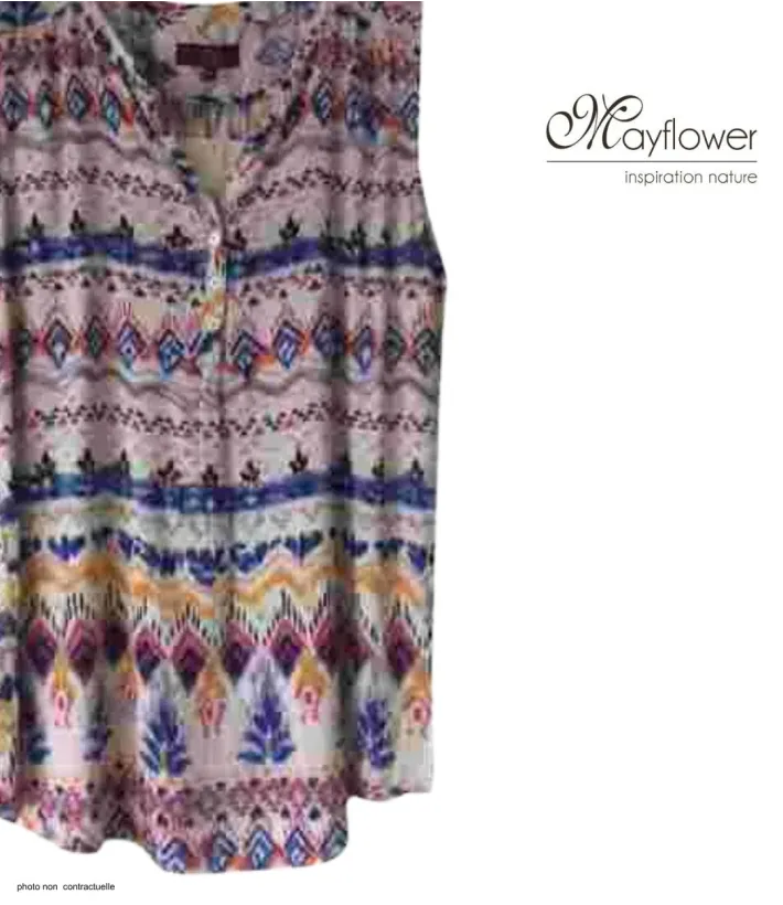 Mayflower LE1802 Débardeur sans manches en viscose fluide