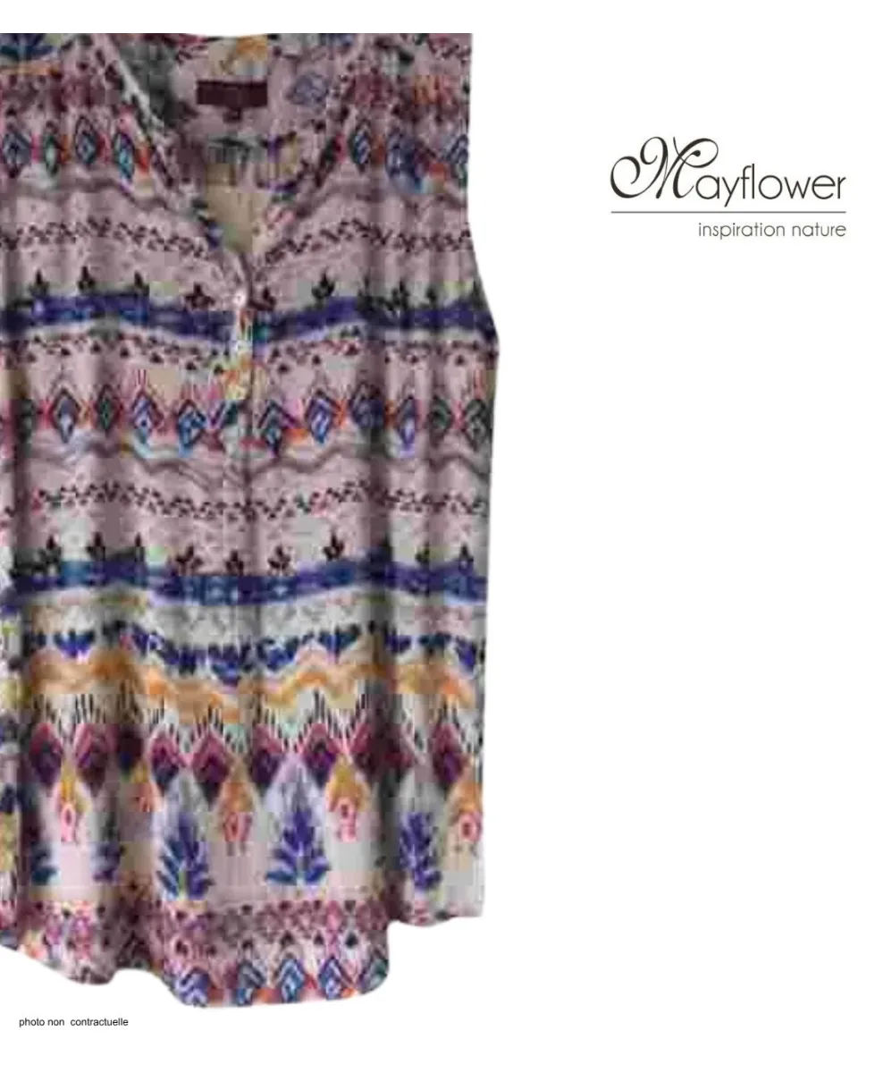 Mayflower LE1802 Débardeur sans manches en viscose fluide