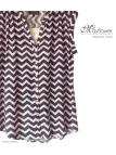 MAYFLOWER LE1803 Chemisier sans manches en viscose fluide