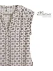 MAYFLOWER LE1806 Chemisier sans manches en viscose fluide
