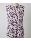 MAYFLOWER N1130A Chemisier sans manches en viscose fluide