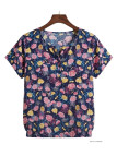 MAYFLOWER VICTOIRE1 Chemisier Imprimé Bleu et Rose