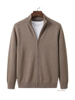 Cardigan WINCHESTER CLINTON3 | Gilet Zippé Pur Coton Beige