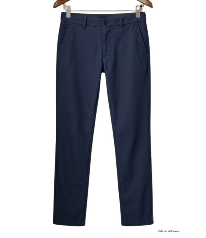 Chino CHALLENGER PANT2002A | Pantalon Stretch Bleu Marine