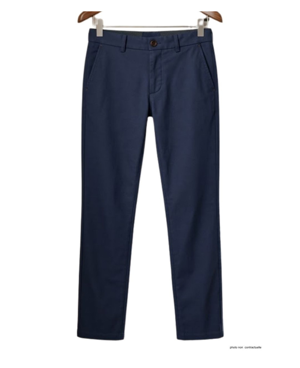 Chino CHALLENGER PANT2002A | Pantalon Stretch Bleu Marine