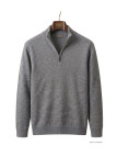 Pull col montant zippé CHALLENGER PUL2005A – Gris chaud