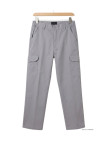 CHALLENGER VALLON2 - Pantalon cargo gris à taille élastiquée