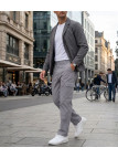 CHALLENGER VALLON2 - Pantalon cargo gris à taille élastiquée