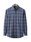 SEDETEX M031 - Chemise manches longues confort bleue