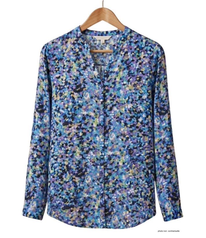 MAYFLOWER CHF3062 Chemisier Imprimé en Viscose Fluide