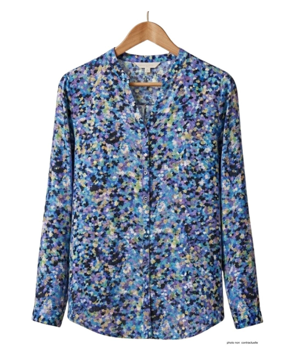 MAYFLOWER CHF3062 Chemisier Imprimé en Viscose Fluide