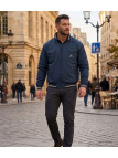 WINCHESTER WE1224M Blouson Homme Microfibre Bleu Léger