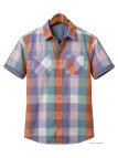 WINCHESTER TAHITI2 Chemise Manches Courtes Coton Orange