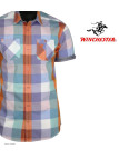 WINCHESTER TAHITI2 Chemise Manches Courtes Coton Orange