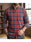 Chemise WINCHESTER TARGET gris - Coupe confort coton gratté