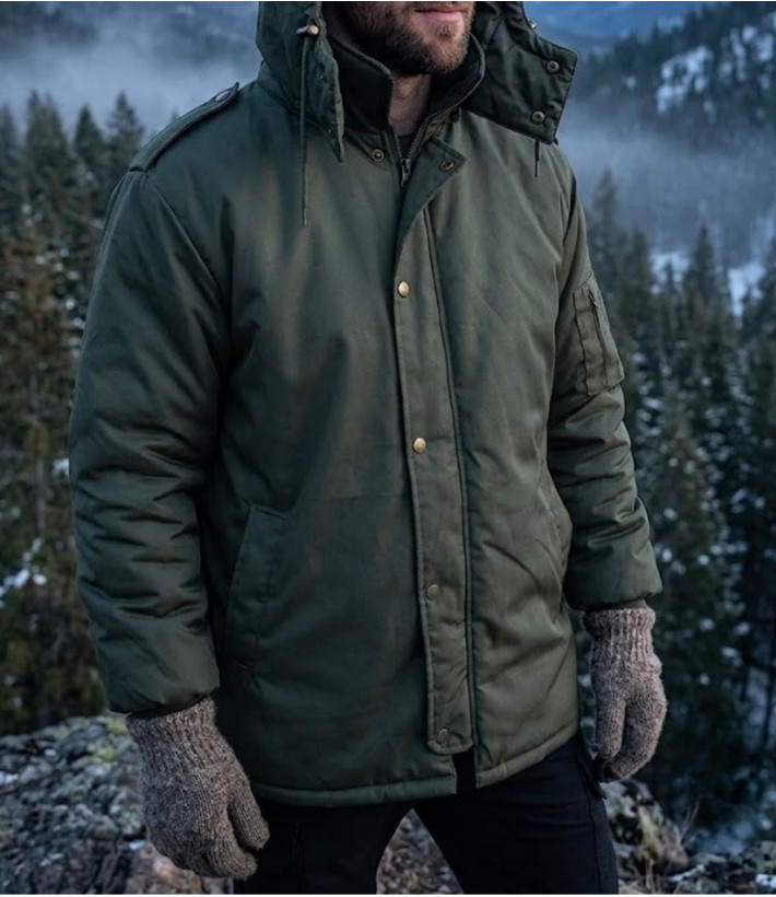 Parka SEDETEX D937 Dubon kaki déperlante homme