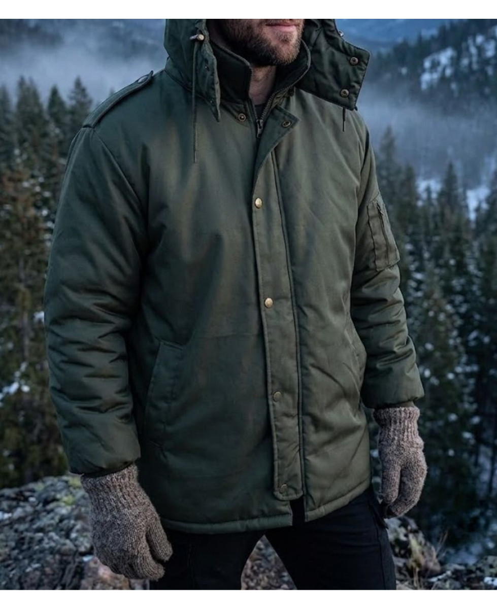 Parka SEDETEX D937 Dubon kaki déperlante homme