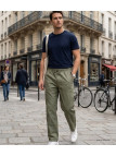 Pantalon homme K-DRAN K0084K coton kaki loisirs confort