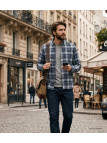 Chemise homme CHALLENGER THALYS1 coton carreaux