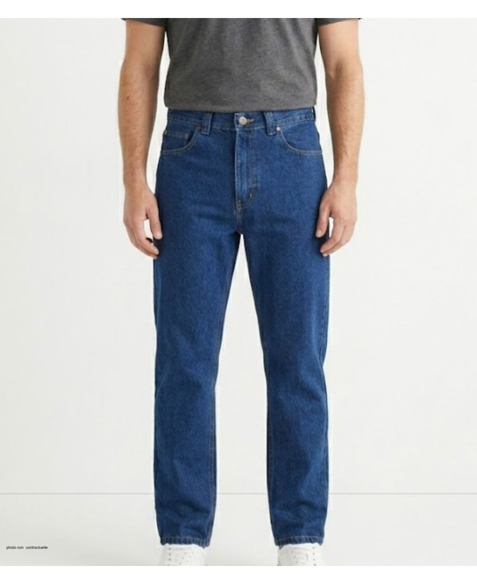 Jean homme K-DRAN bleu indigo stone coton 5 poches