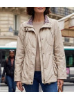 Veste légère femme beige – Pratique, chic, ajustable, coton