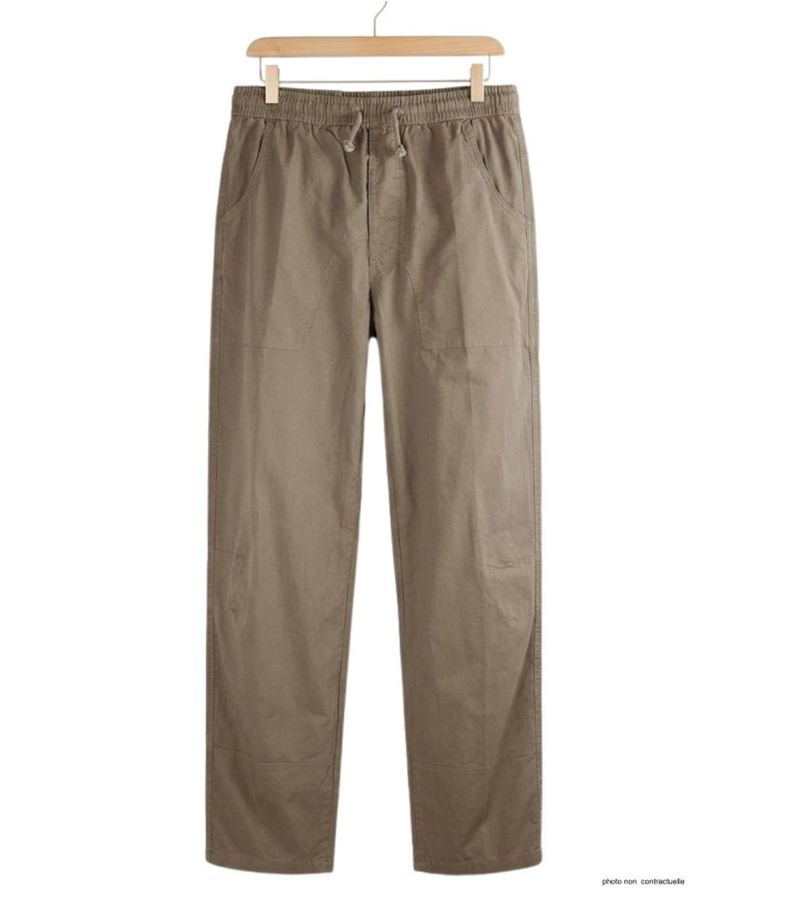 Pantalon homme K-DRAN K0084B coton beige loisirs