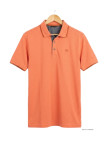 CHALLENGER C2101C - Polo homme en maille piquée orange chic