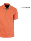 CHALLENGER C2101C - Polo homme en maille piquée orange chic