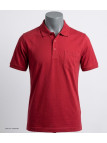 CHALLENGER REMY1 - Polo homme en jersey coton rouge carmin