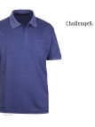 CHALLENGER REMY2 - Polo homme en jersey coton bleu outremer