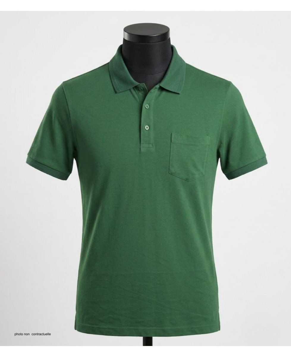Polo REMY3 CHALLENGER - Polo manches courtes vert pour homme