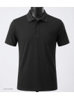 CHALLENGER REMY5 : Polo manches courtes homme jersey coton noir