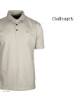 CHALLENGER RODRIGO5 : Polo manches courtes en coton organique beige