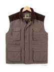 SEDETEX SH1199 - Gilet multi-poches marron chaud et léger
