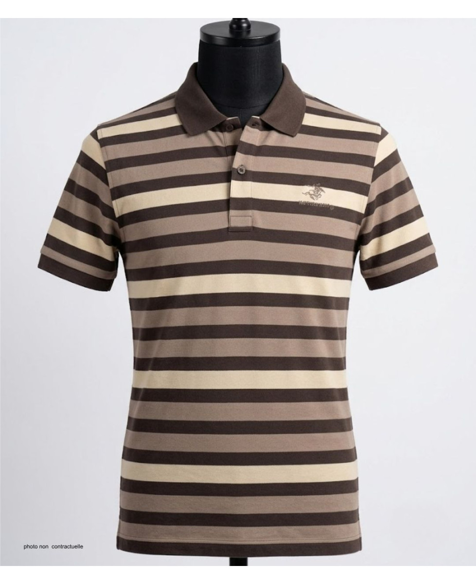 WINCHESTER RANNOCK1 - Polo manches courtes coton choco chic
