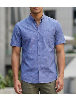 CHALLENGER TEXAS1 - Chemise Manches Courtes 100% Coton