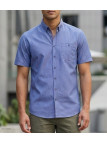 CHALLENGER TEXAS1 - Chemise Manches Courtes 100% Coton